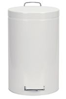 Brabantia pedaalemmer 12 liter, wit