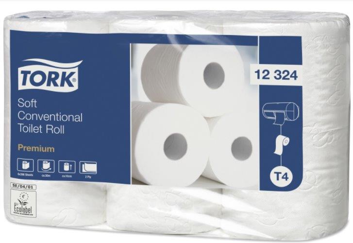 Tork 12324 Premium 2 laags toiletpapier 42 x 396 vel T4