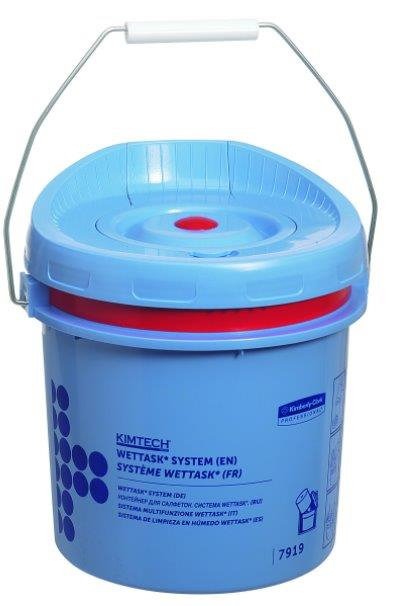 Kimberly Clark Wettask poetsdoek dispenser emmer 4 x 4,5 Liter