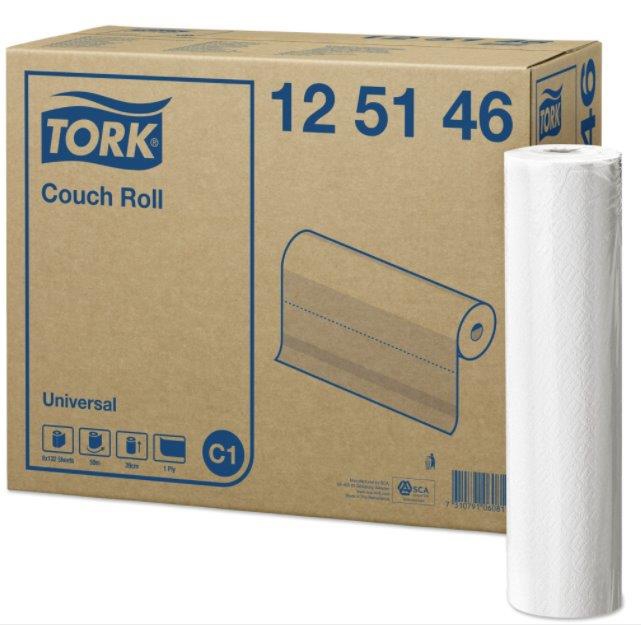 Tork 125146 Universal Onderzoekstafelrol 39 cm 8 x 50 meter