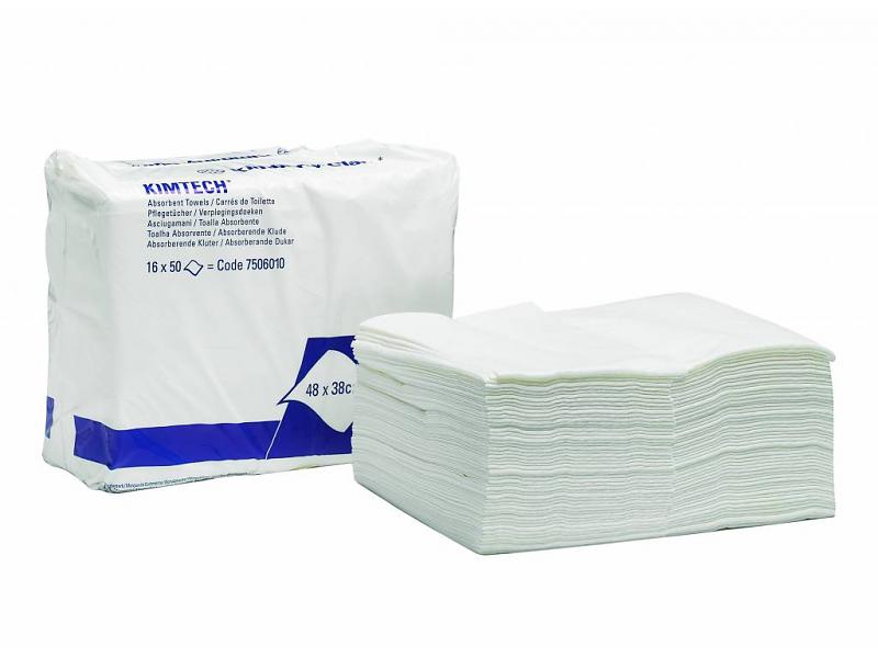 Kimberly Clark Kimtech ZZ-vouw absorberende handdoek wit 16 x 50 stuks