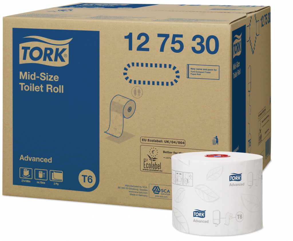 Tork 127530 toilet systeemrol Premium, 2-laags 100 meter