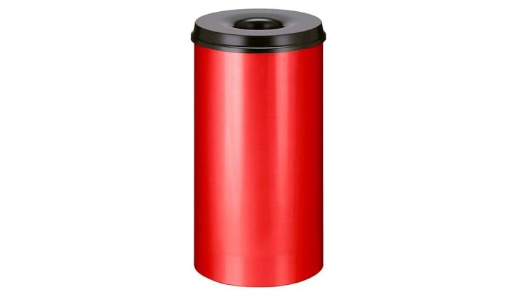 Brabantia vlamdovende afvalbak 50 liter Rood