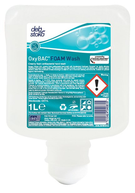 DEB OxyBac Foam wash 6 x 1 liter