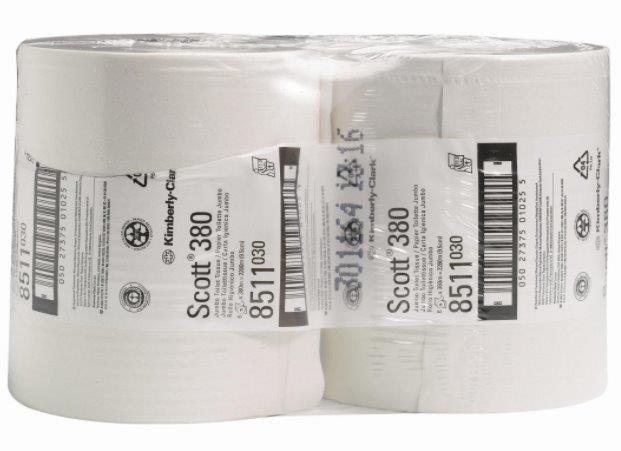 Kimberly Clark Scott toiletpapier Jumbo 2-laags, 380 meter