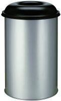 Brabantia vlamdovende afvalbak 200 liter grijs/zwart