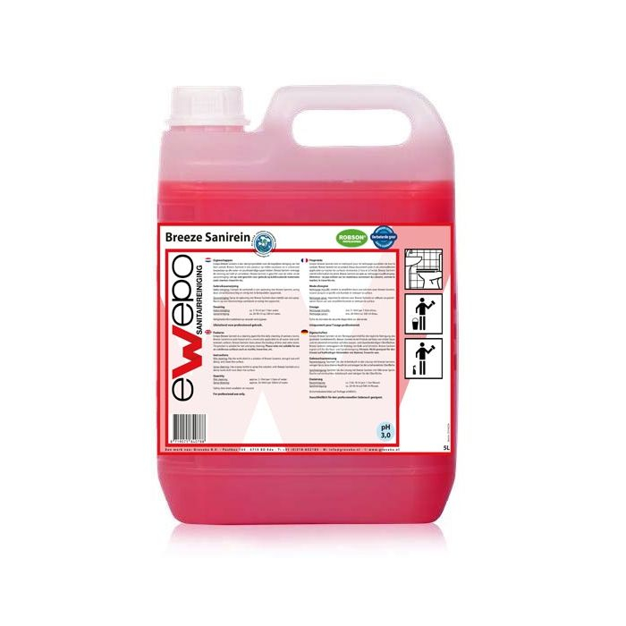 123toilet  Breeze  sanitairreiniger 2 x 5 liter